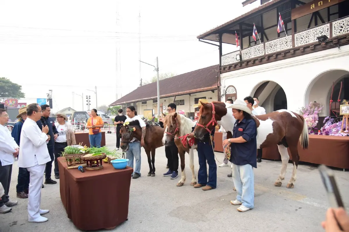 เรียกขวัญม้า รำลึกวันปีใหม่สยาม อุทิศกุศลผู้สร้างทางรถไฟ