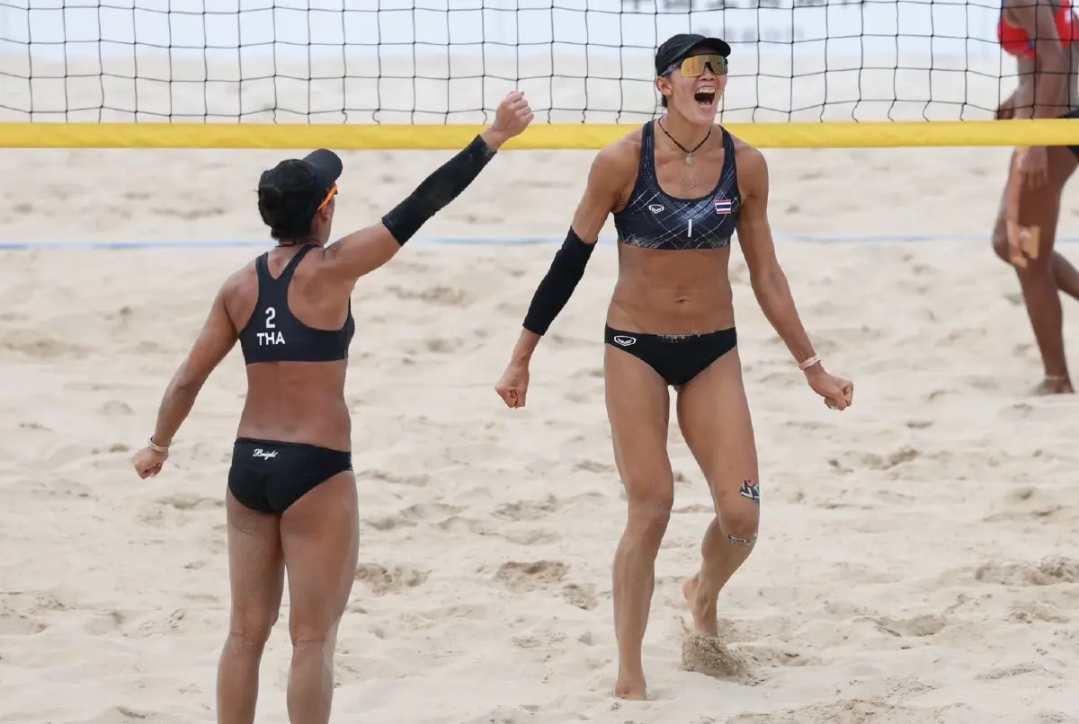 ถ่ายทอดสด วอลเลย์บอลหญิง ไทย พบ ญี่ปุ่น Asian Beach Games 2026 รอบชิง