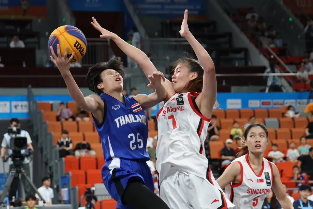 LIVE สด 'ไทย พบ จีน' ถ่ายทอดสด บาสเกตบอล 3x3 หญิง เอเชียนบีช เกมส์ 2026