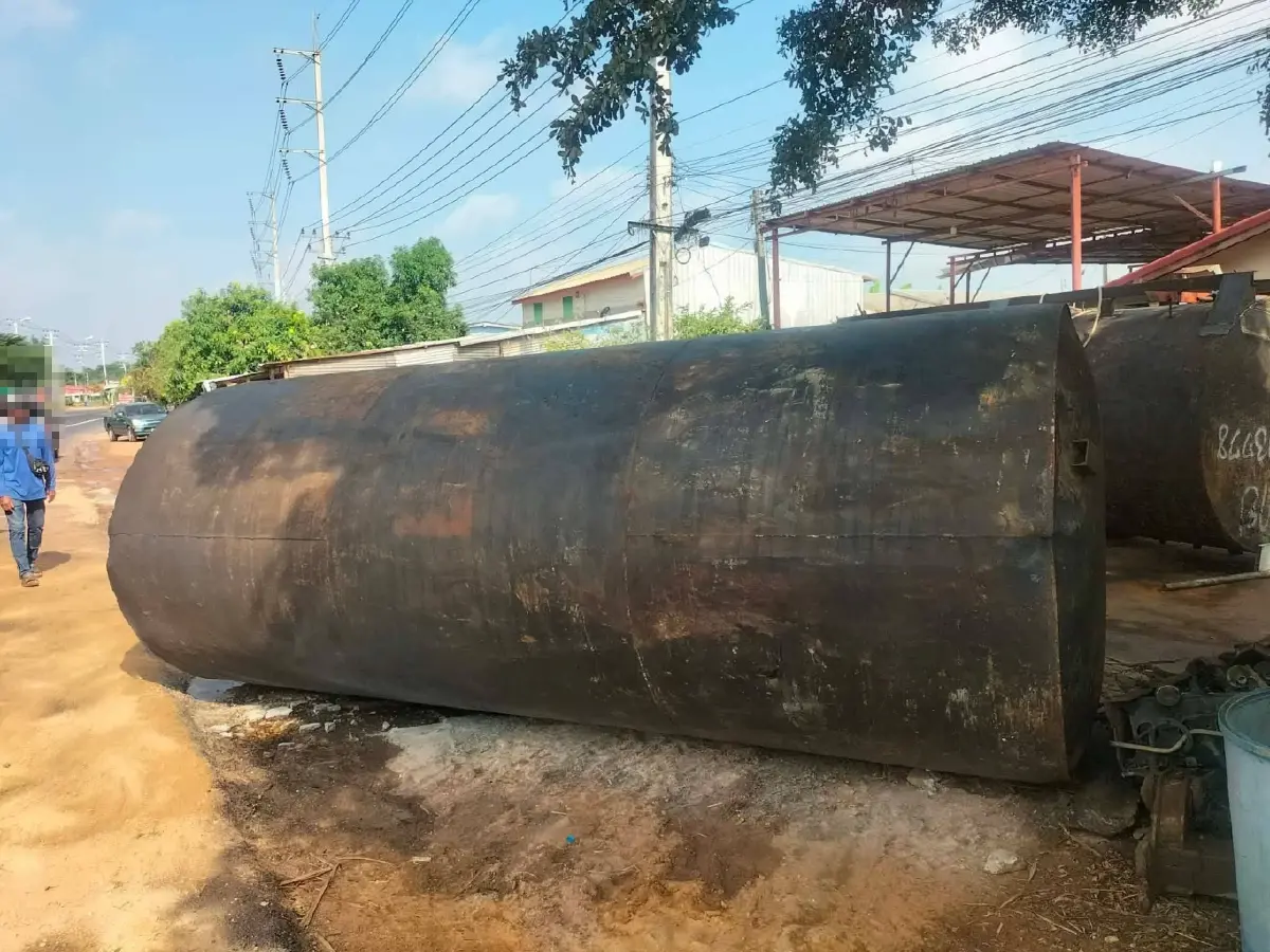 ด่วน! ถังน้ำมันระเบิด กลางหมู่บ้าน ขณะช่างเชื่อมถัง ที่สระแก้ว