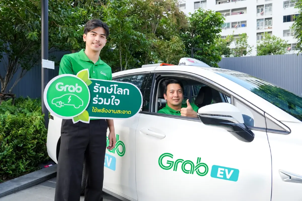 'แกร็บ' เผยยอดคนขับใช้ EV ทะลุ 3 หมื่นคัน เร่งเครื่อง Grab EV ฝ่าวิกฤติน้ำมัน