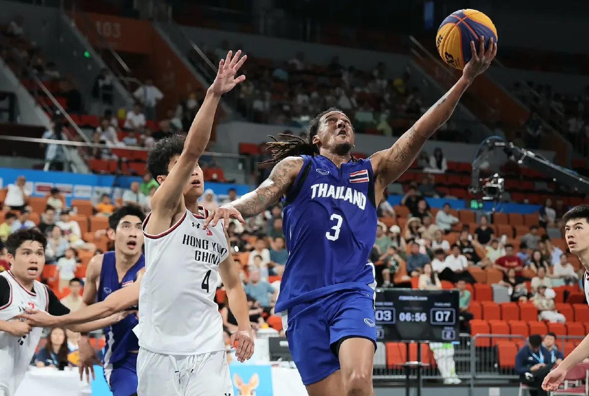 LIVE สด 'ไทย พบ จีน' ถ่ายทอดสด บาสเกตบอล 3x3 หญิง เอเชียนบีช เกมส์ 2026