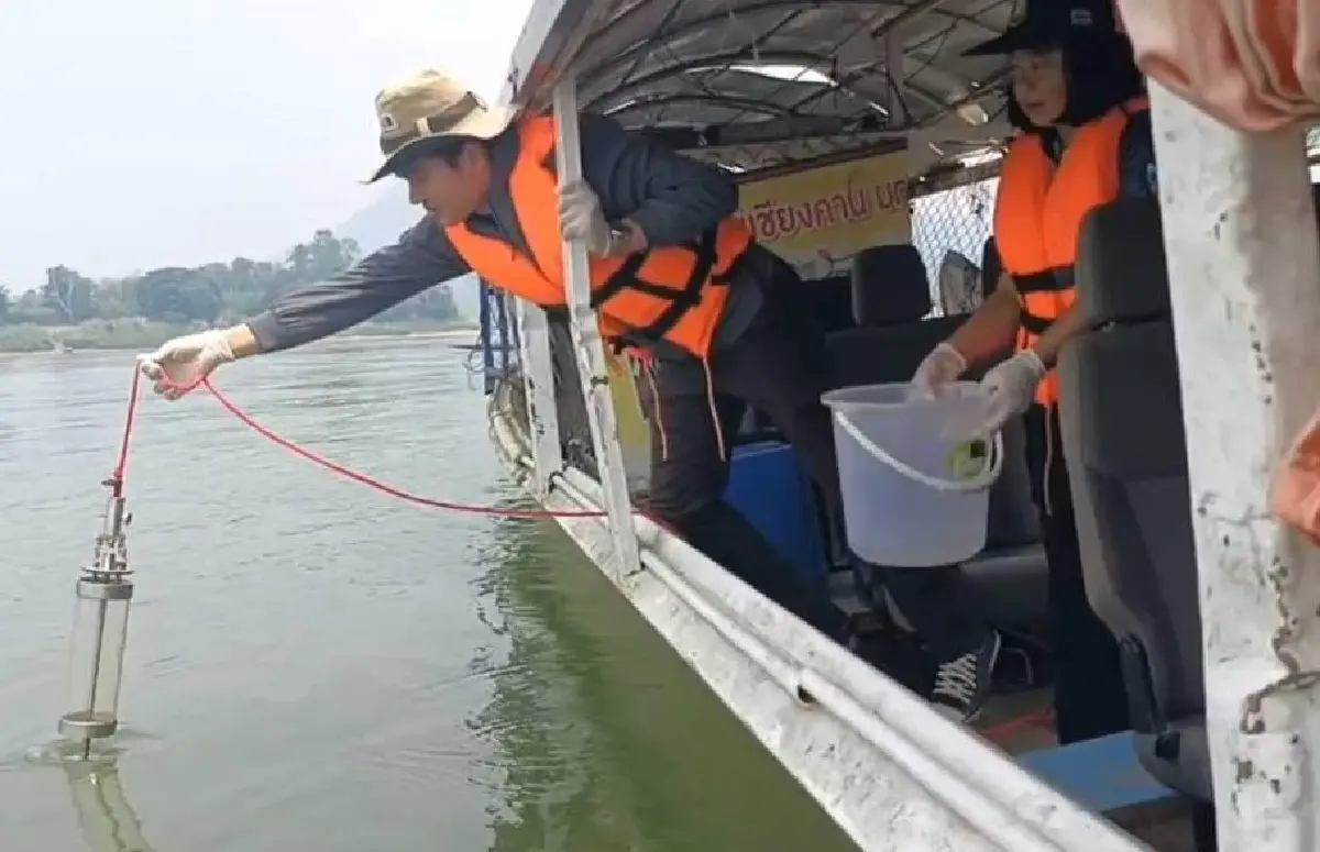 ลุยตรวจน้ำโขง เชียงคาน หลังพบปลาแข้ป่วยตุ่มพองสยอง หวั่นสารพิษ
