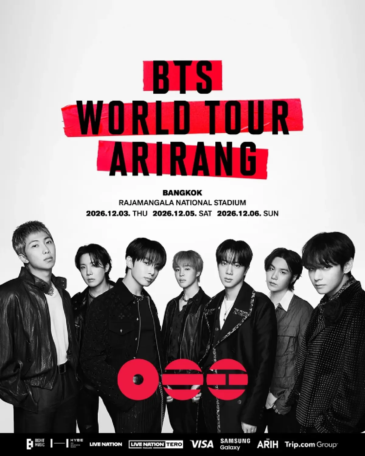 ประกาศแล้ว วันกด-ราคาบัตรคอน BTS WORLD TOUR 'ARIRANG' IN BANGKOK