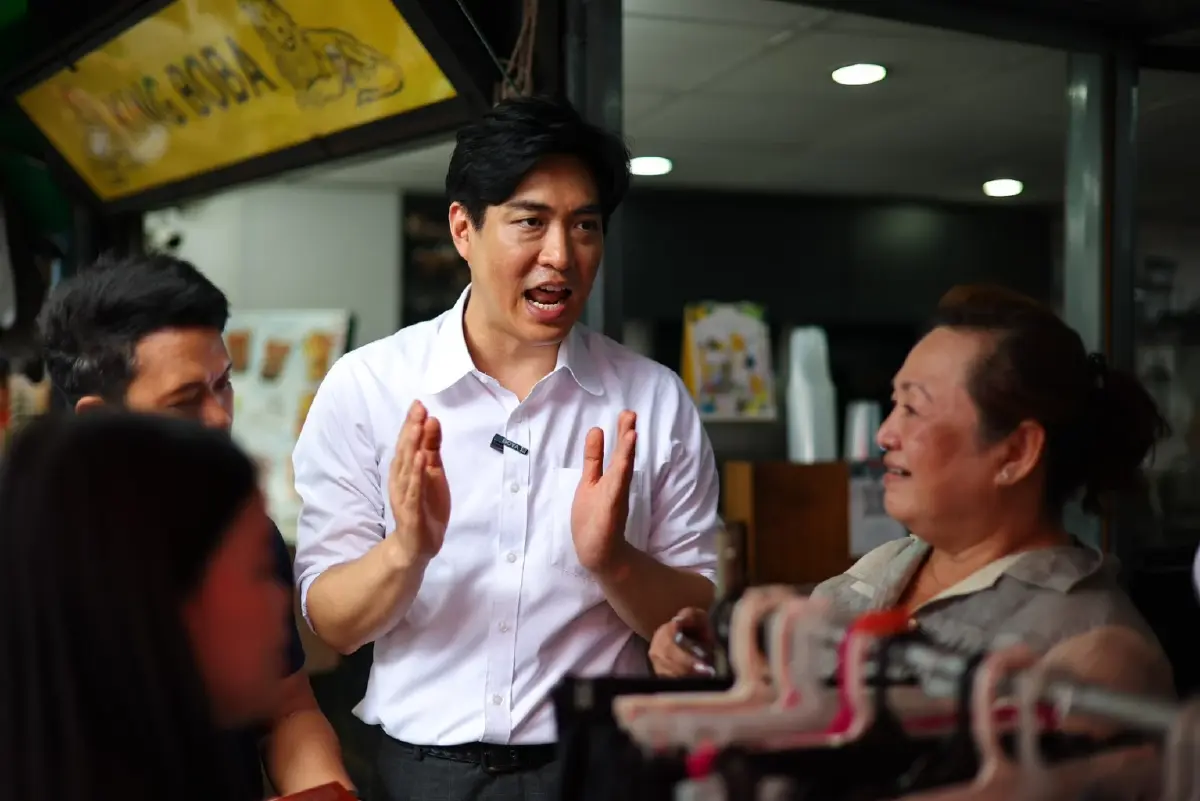 'ชัยวัฒน์' ไปหาเสียงบางลำพู ยันเมืองพัฒนาได้ ไม่ทิ้งใครข้างหลัง
