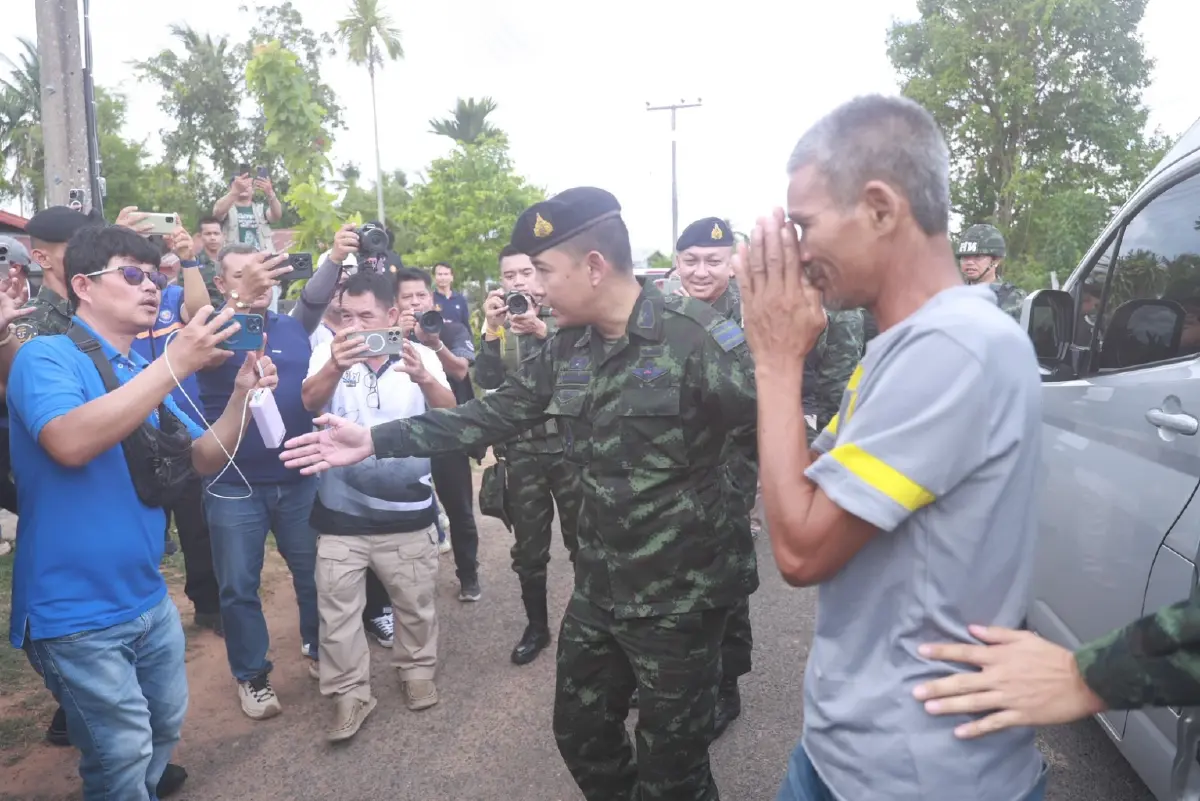 'ลุงโยชน์' เปิดใจทั้งน้ำตา เล่านาทีถูกทหารกัมพูชา ใช้ผ้าปิดตาจับขัง