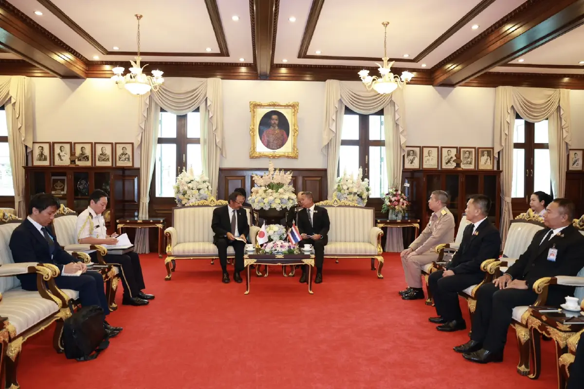 'ทูตญี่ปุ่น' พบ 'บิ๊กดุลย์' ถก ชายแดนไทย-กัมพูชา ปราบสแกมเมอร์