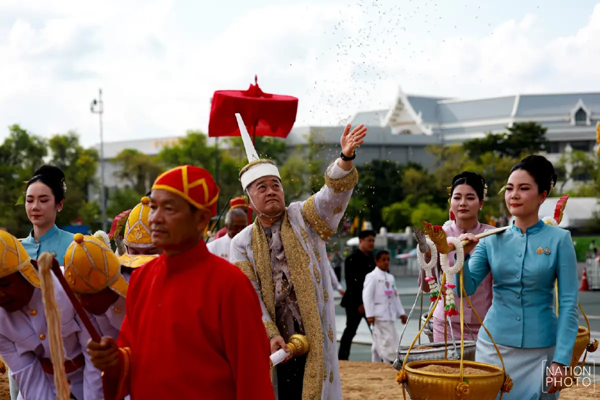 ภาพชุด ซ้อมใหญ่ งานพระราชพิธีพืชมงคลจรดพระนังคัลแรกนาขวัญ 2569