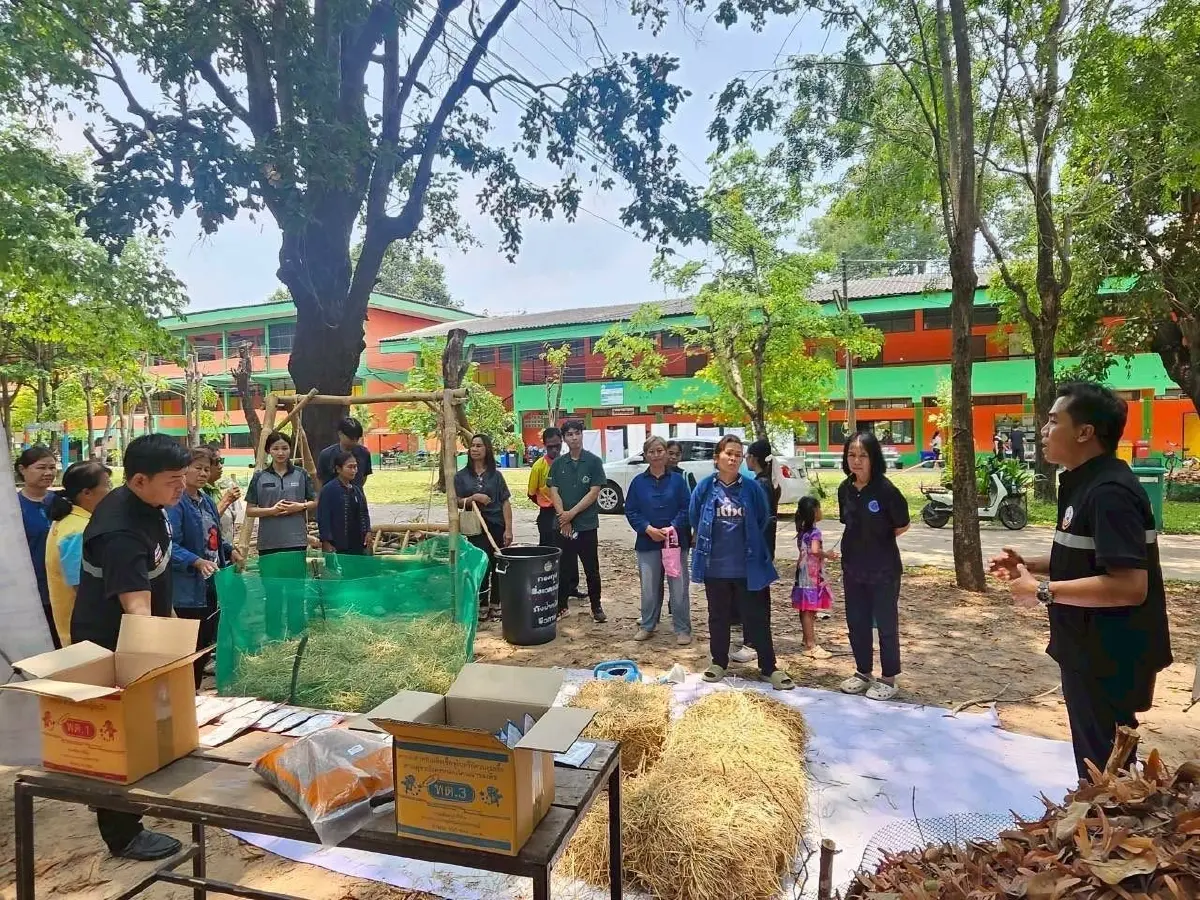 คพ. รุกแก้ฝุ่น PM2.5 เปลี่ยนฟางข้าวเป็นปุ๋ยหมัก ลดการเผายั่งยืน