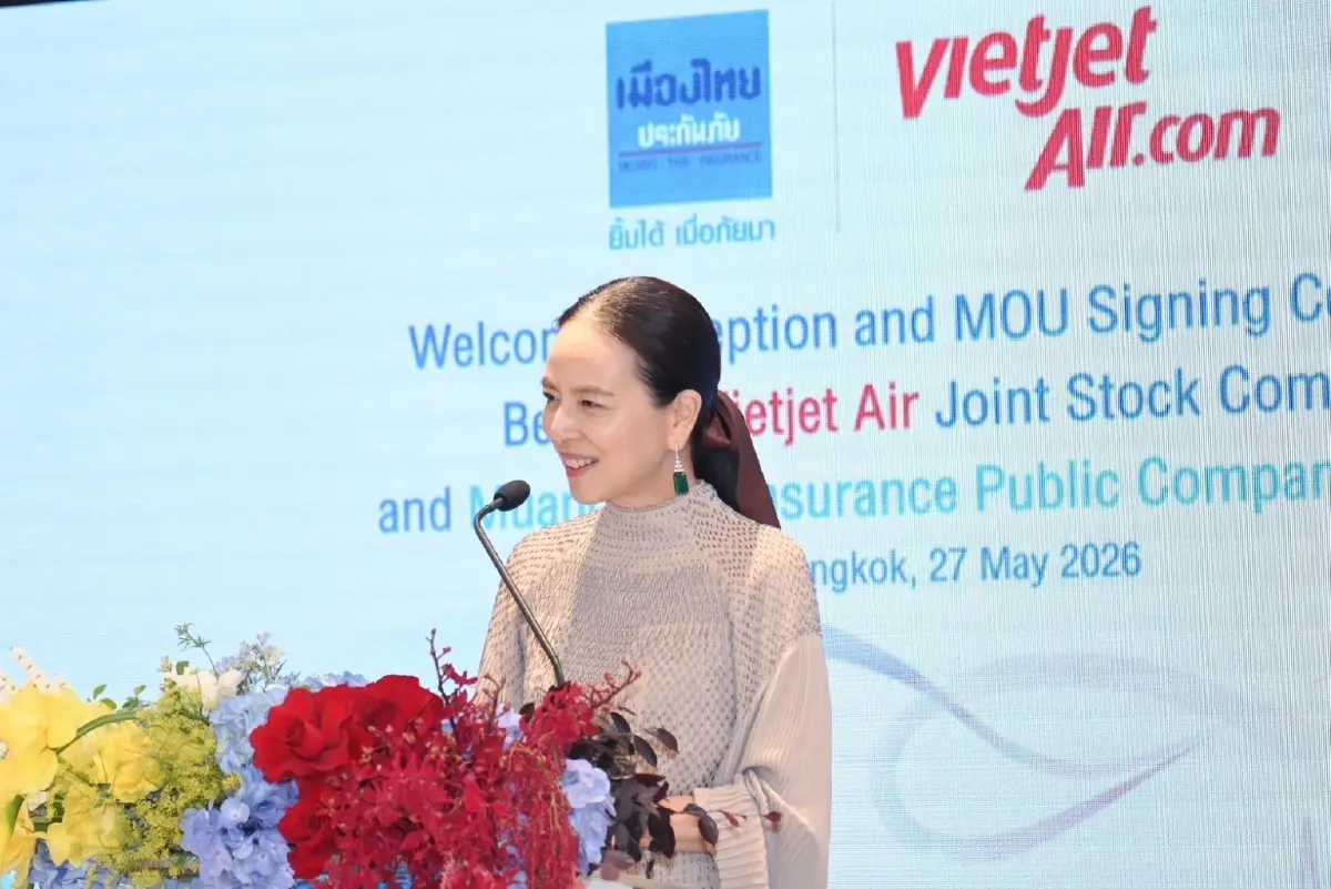 เมืองไทยประกันภัย ลงนาม MOU ร่วมกับ Vietjet Group ยกระดับความร่วมมือทางธุรกิจ
