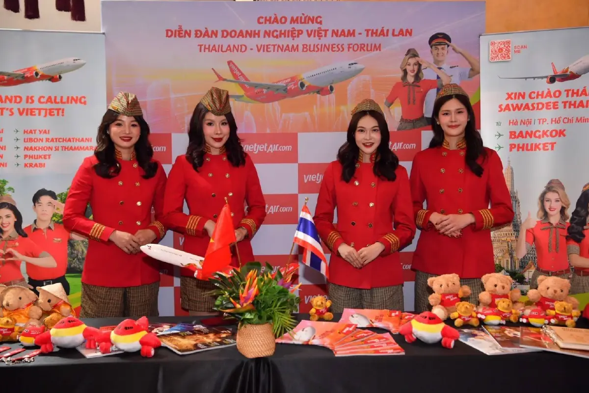 ‘เวียตเจ็ท กรุ๊ป’ ร่วมฉลอง 50 ปีความสัมพันธ์ไทย–เวียดนาม บินเชื่อม 2 ประเทศขนผู้โดยสาร 50 ล้านคน