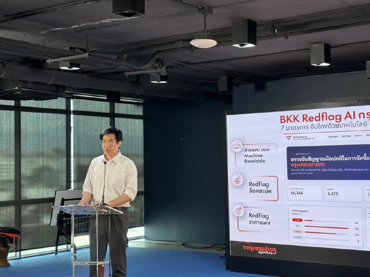 'ชัยวัฒน์' เปิดนโยบายกรุงเทพฯโปร่งใส ใช้ AI ปิดช่องฮั้วประมูล
