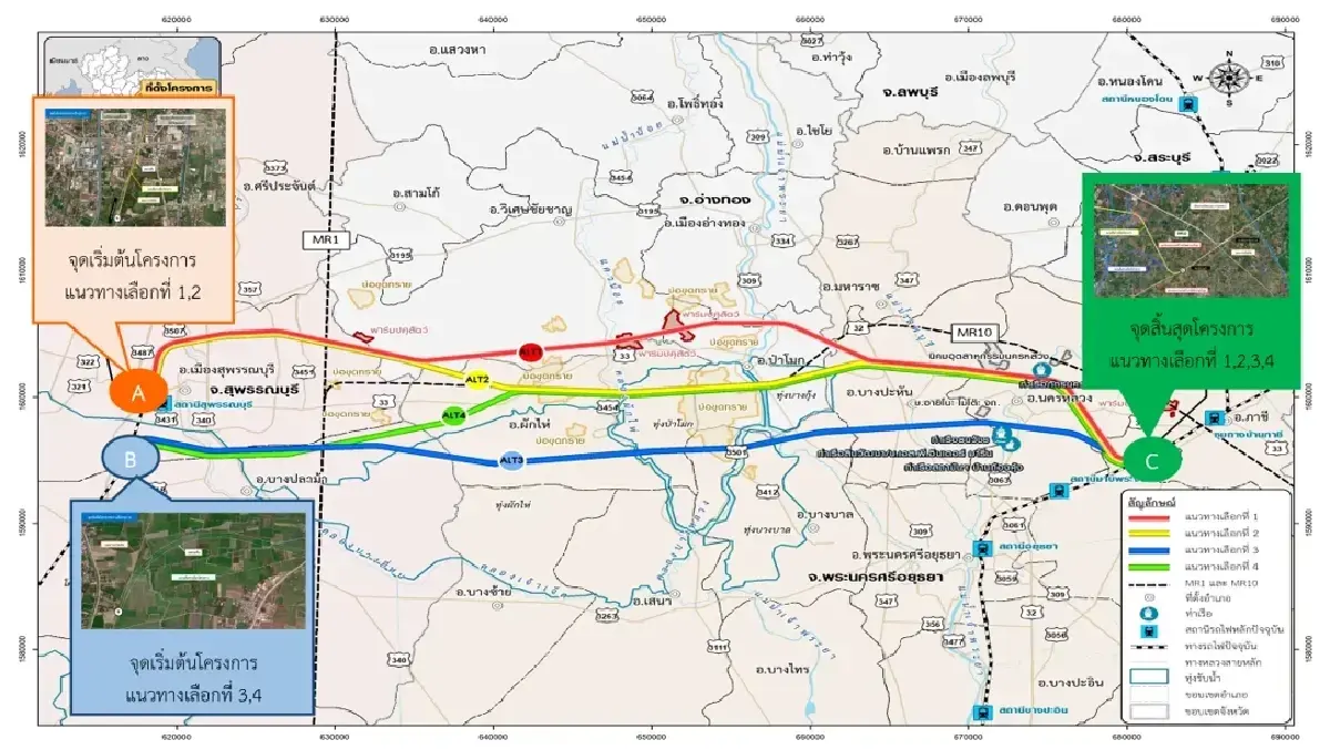 รถไฟสายใหม่ 'สุพรรณฯ – บ้านภาชี' รฟท.ปักหมุดของบสร้างปี 71