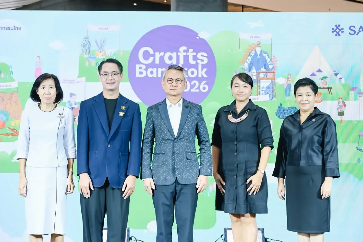 SACITส่ง“Crafts Bangkok 2026”  งานคราฟต์ไทยร่วมสมัย'ครบวงจร'
