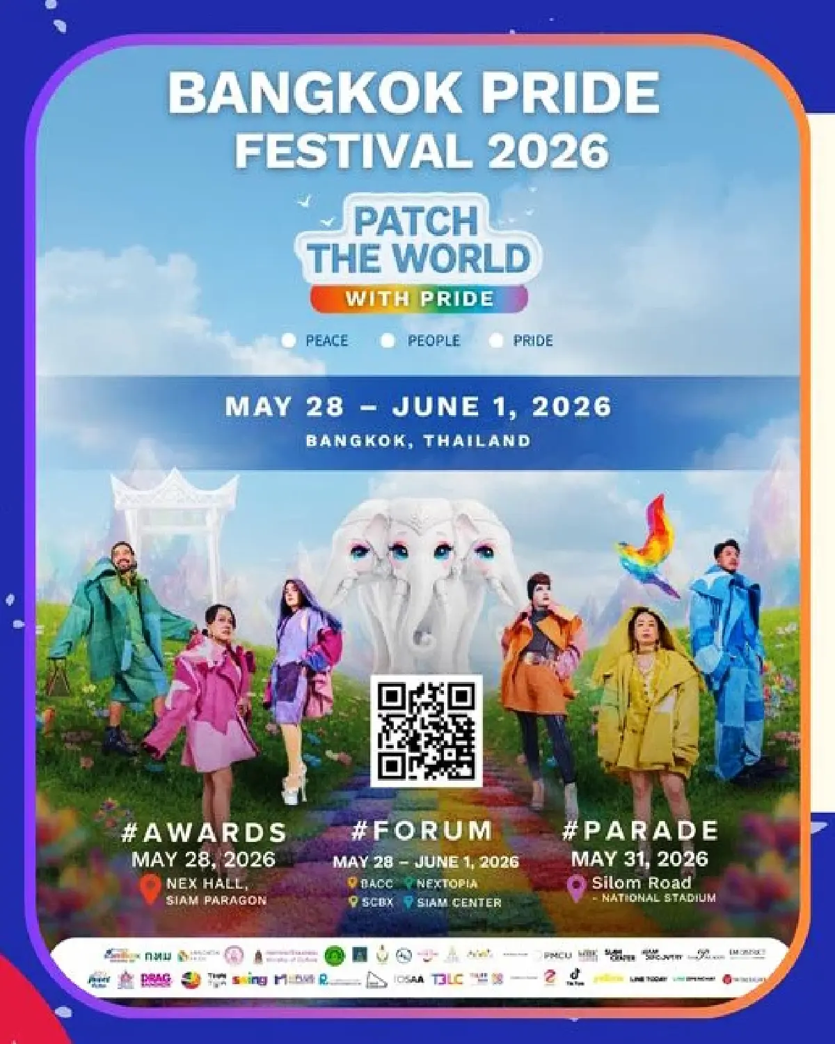 เปิดพิกัด จัดงาน 'Thailand Pride Month Festivals 2026' มีที่ไหน วันไหนบ้าง