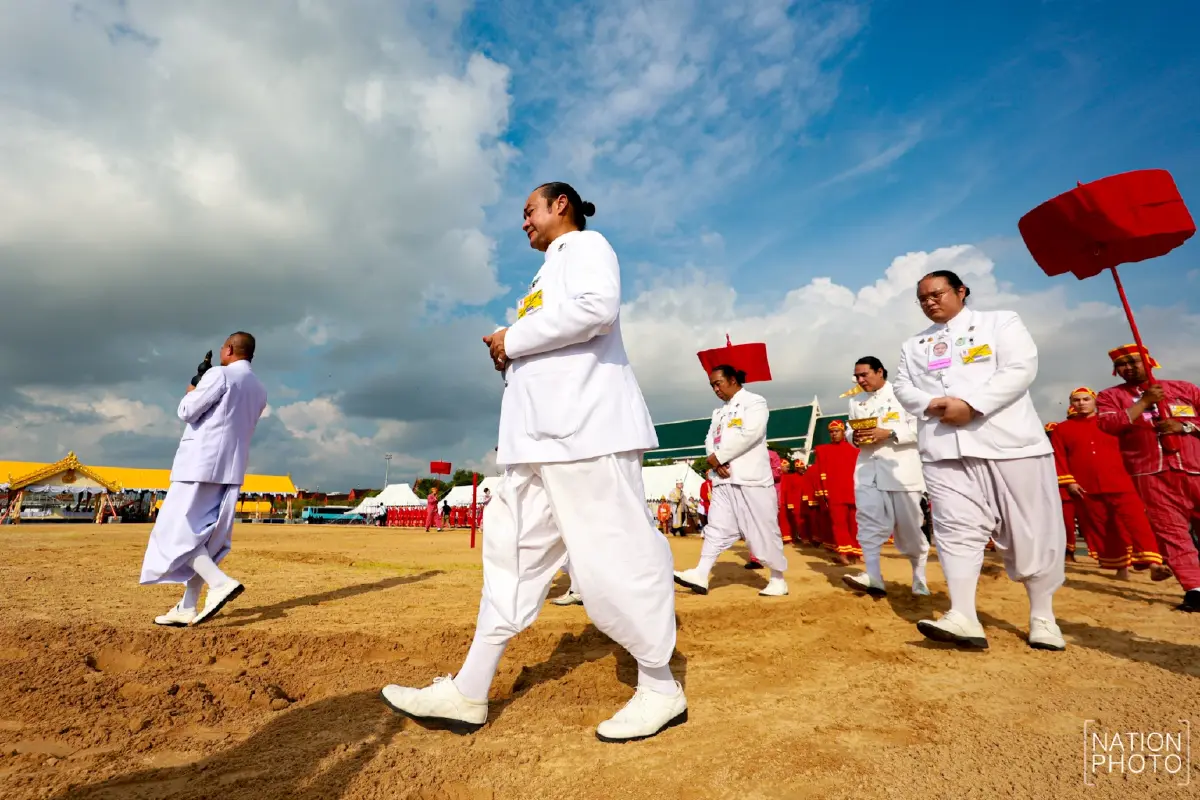 ภาพชุด ซ้อมใหญ่ งานพระราชพิธีพืชมงคลจรดพระนังคัลแรกนาขวัญ 2569