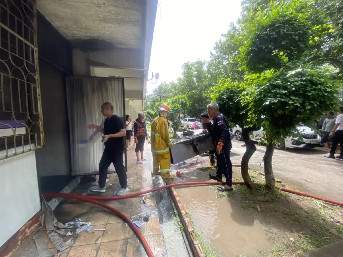 ด่วน! เกิดเหตุ ไฟไหม้โรงเรียนชัยนาทพิทยาคม เร่งอพยพนักเรียนวุ่น