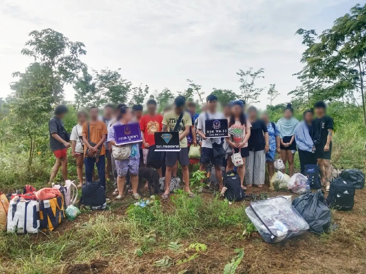 จับ 26 คนไทยลักลอบข้ามชายแดนไทย-กัมพูชา สกัดเข้มอรัญประเทศ