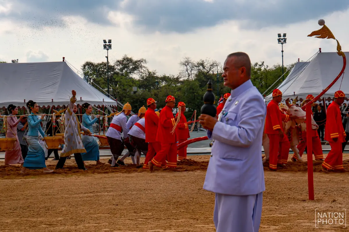 ภาพชุด ซ้อมใหญ่ งานพระราชพิธีพืชมงคลจรดพระนังคัลแรกนาขวัญ 2569
