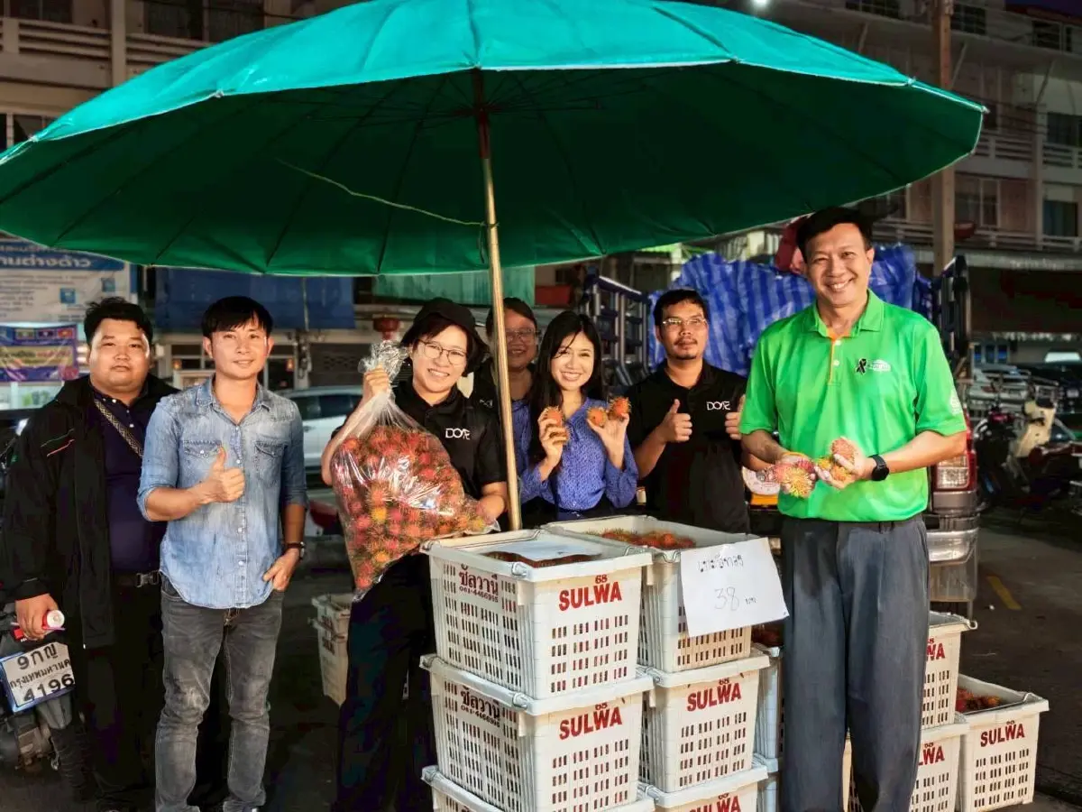 เปิดท้ายขายสด ‘กรมส่งเสริมการเกษตร’ ชวนชอปผลไม้ไทยคุณภาพดีที่ตลาดไท