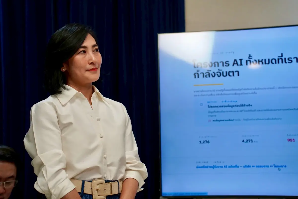 'อภิสิทธิ์' นำทีมปชป.เปิดตัวแพลตฟอร์ม 'ส่องรัฐ' ดึง AI จับโกงโครงการรัฐ