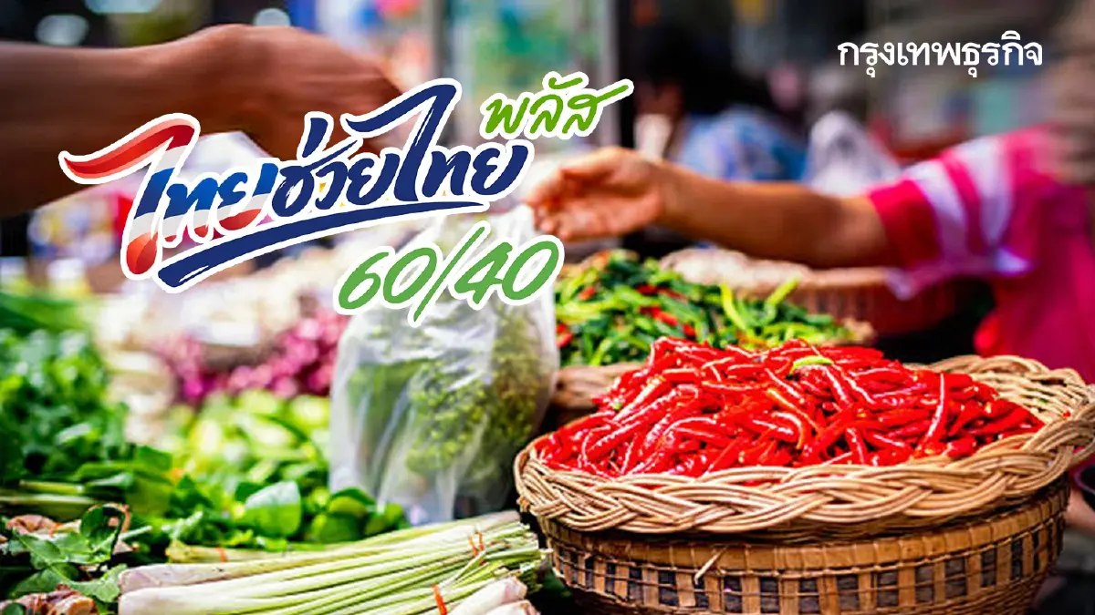 นับถอยหลัง 'ลงทะเบียนไทยช่วยไทยพลัส' รัฐจ่าย 60/40 เกินคนละครึ่ง