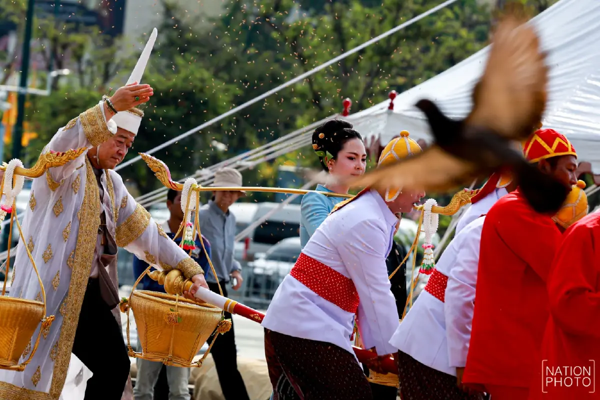 ภาพชุด ซ้อมใหญ่ งานพระราชพิธีพืชมงคลจรดพระนังคัลแรกนาขวัญ 2569