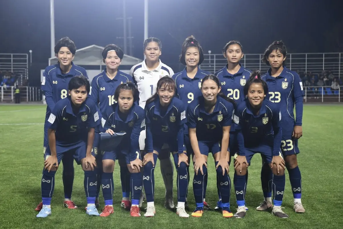 ผลบอล ฟุตบอลหญิงไทย U17 พ่าย จีน 0-6 จบที่ 3 กลุ่มเอ ศึกชิงแชมป์เอเชีย