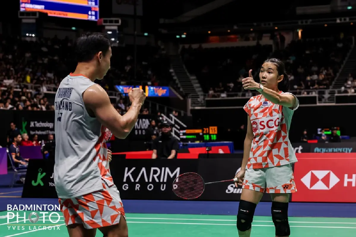 LIVE ถ่ายทอดสดแบดมินตัน บาส-เฟม ทีมชาติไทย พบ ญี่ปุ่น Singapore Open 2026