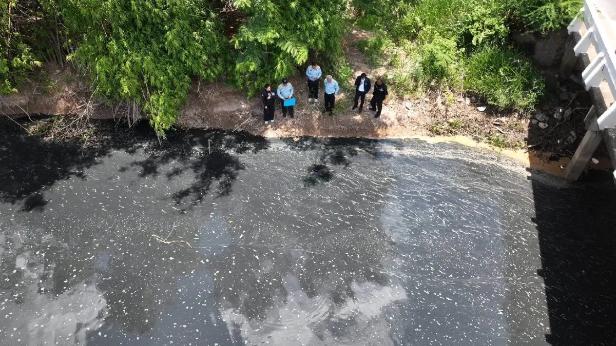 คพ. สอบปัญหาน้ำเสีย 'ห้วยตะเข้ สระบุรี' ซ้ำซาก ขู่ฟ้องขั้นเด็ดขาด