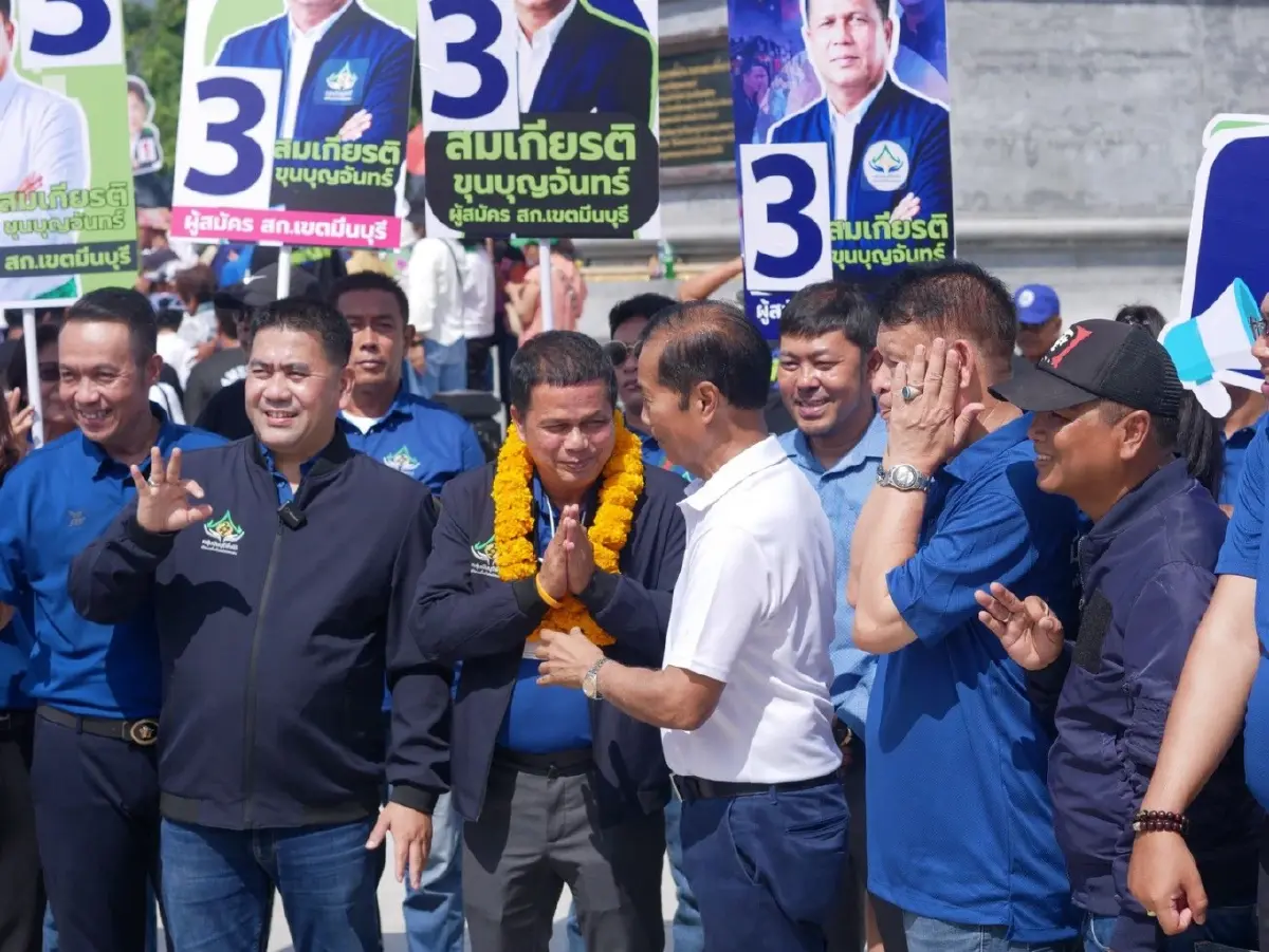 'สมเกียรติ' จับได้เบอร์ 3 ชิงสก.มีนบุรี  ชู 5D กล้านำ กล้าทำ กล้ารับผิดชอบ