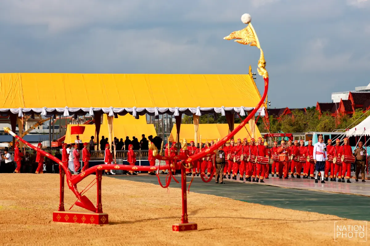 ภาพชุด ซ้อมใหญ่ งานพระราชพิธีพืชมงคลจรดพระนังคัลแรกนาขวัญ 2569
