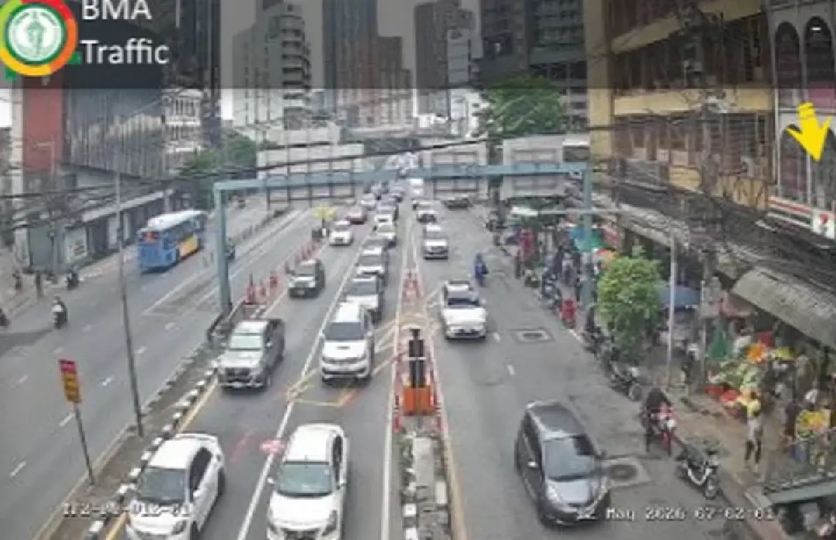 เช็กเส้นทาง รถติด กทม. ตรวจสอบเรดาร์ฝนวันนี้ มีฝนตกหนักกระจาย
