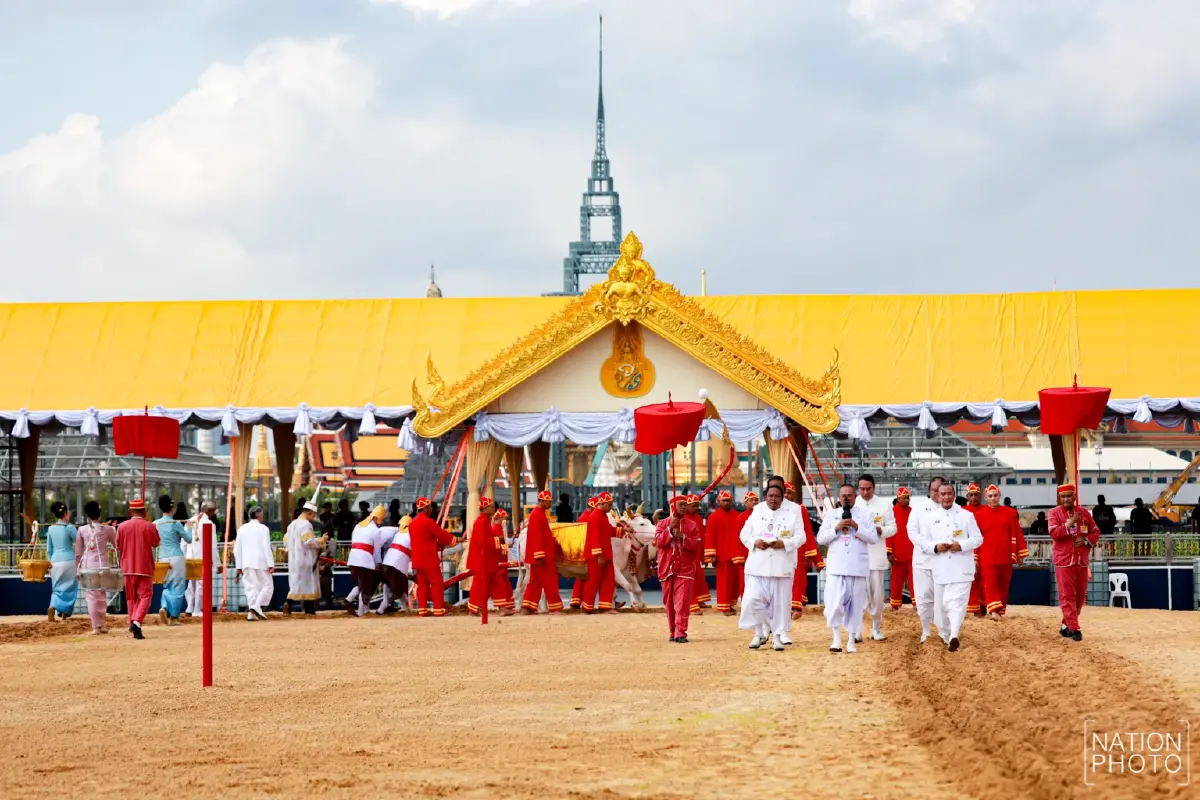 ภาพชุด ซ้อมใหญ่ งานพระราชพิธีพืชมงคลจรดพระนังคัลแรกนาขวัญ 2569