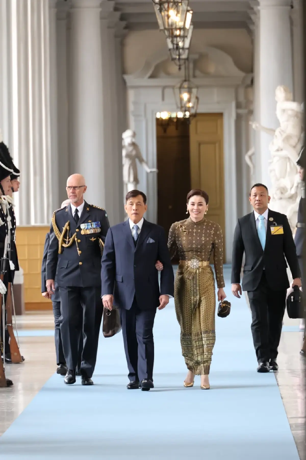 ในหลวง-พระราชินี ทรงร่วมงานพระราชพิธี 80 พรรษา สมเด็จพระราชาธิบดีคาร์ลที่ 16 กุสตาฟแห่งสวีเดน