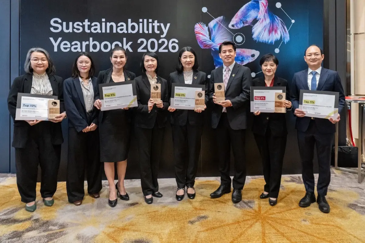 เครือซีพี ติด Top 5% Sustainability Yearbook 2026 ต่อเนื่อง 5 ปีซ้อน จาก S&P