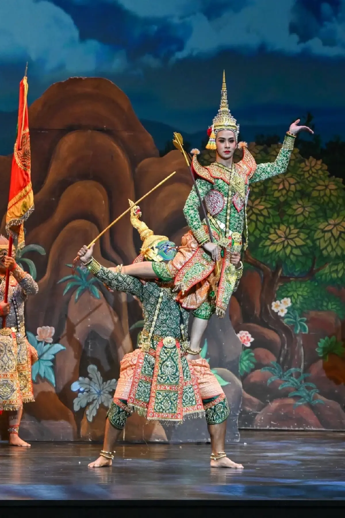 เปิดบรรยากาศการแสดงโขนรอบทดสอบระบบ "โรงละครแห่งชาติ" รอบแรก