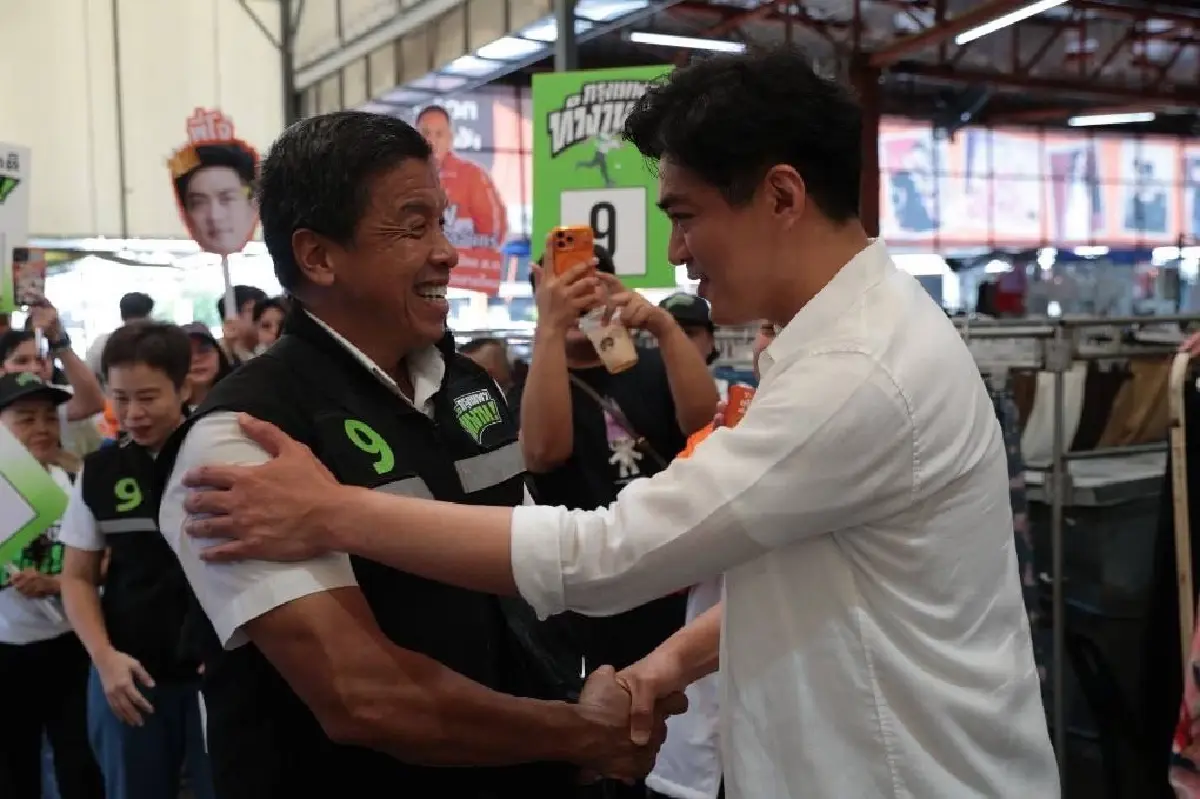 'ชัยวัฒน์' หาเสียงสายไหม ย้ำปัญหา กทม.ใหญ่เกินกว่าแก้คนเดียว