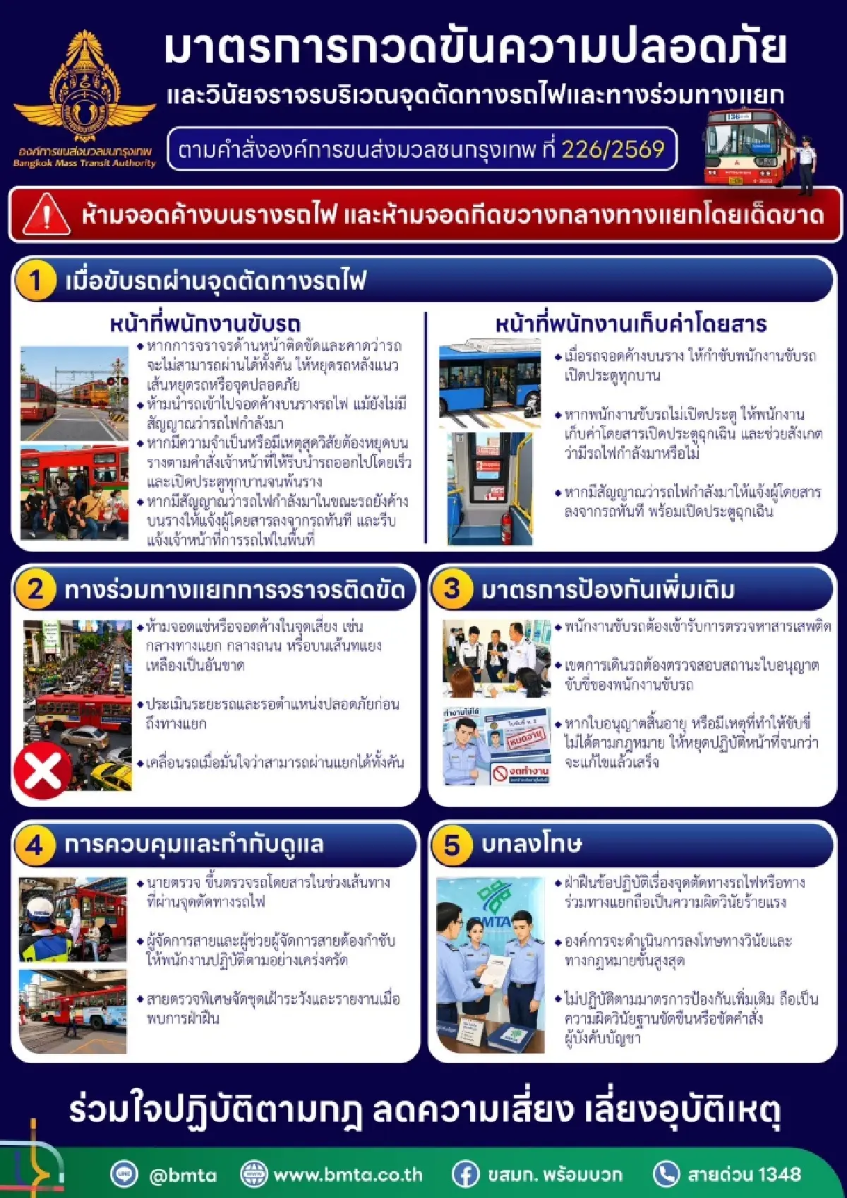 ขสมก. ยกระดับความปลอดภัย เปิดอบรม 'พนักงานขับรถ' เข้มวินัยจราจร ลดอุบัติเหตุ