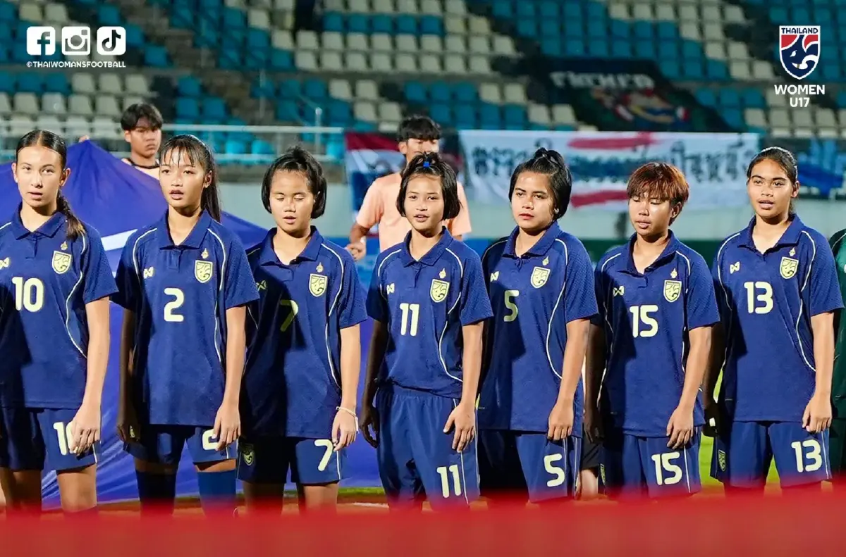 ดูบอลสด ถ่ายทอดสดฟุตบอลหญิง U17 ไทย พบ เวียดนาม ชิงแชมป์เอเชีย 2026