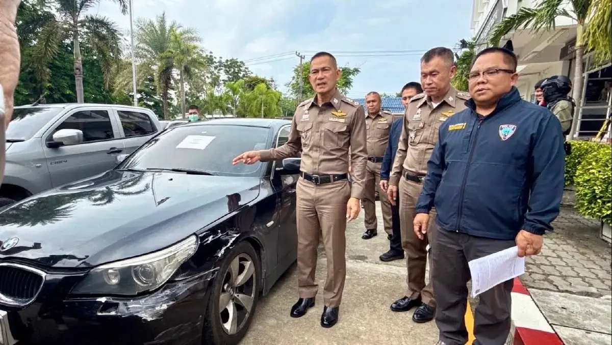 ยึดทรัพย์จับยาบ้ายาไอซ์ รวบรายใหญ่ขับ BMW นำยาส่งลูกค้าระยอง