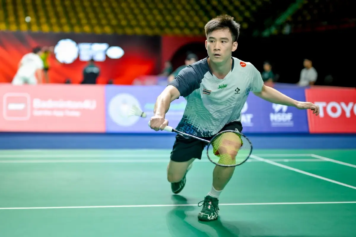 'กัน กันตภณ' ฟอร์มดุ ชนะอาเซอร์ไบจาน ผงาดเข้ารอบ THAILAND OPEN 2026