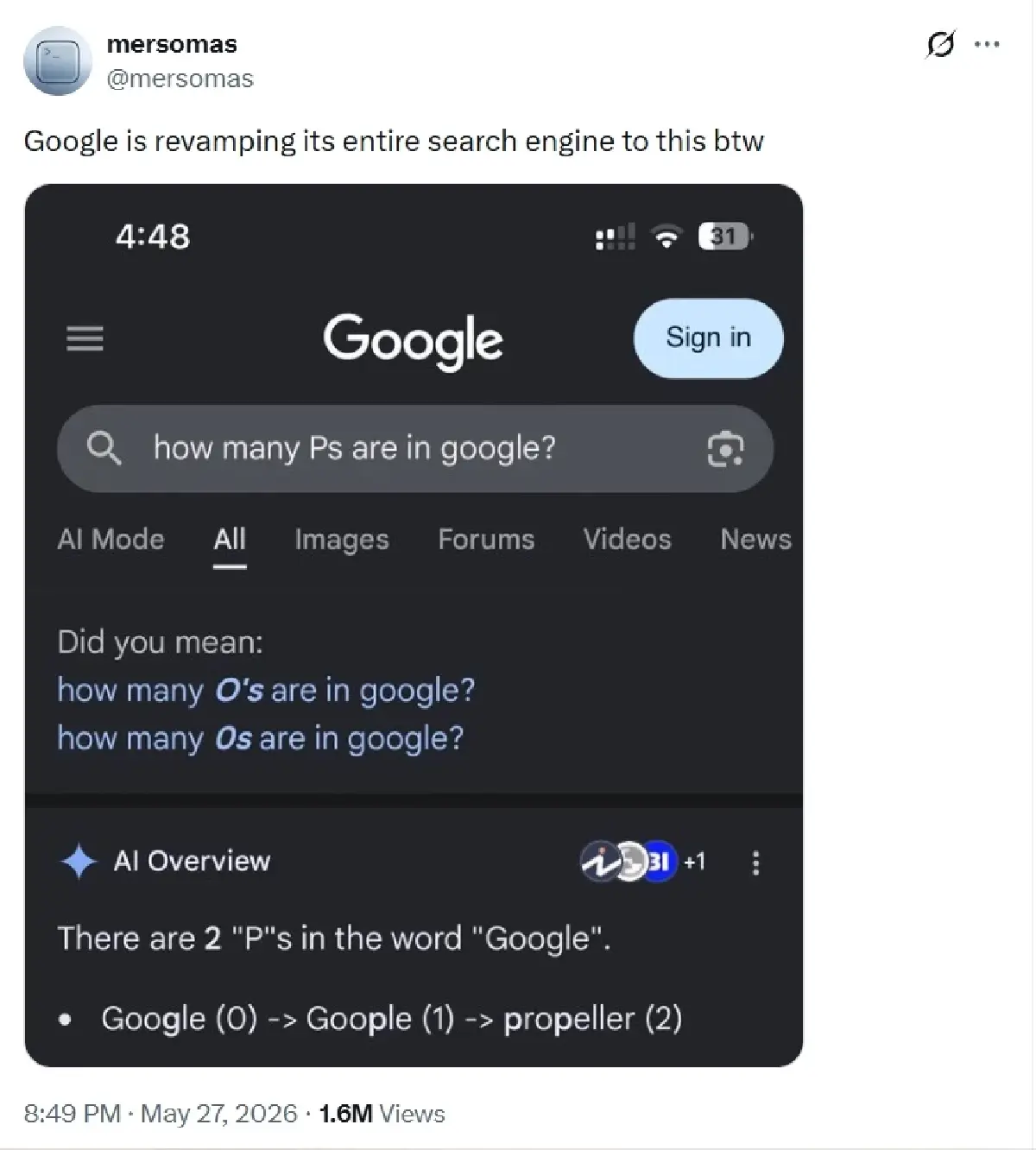 ทำไม AI ของ Google ถึงสะกดคำว่า Google ผิด? ทั้งที่แก้โจทย์คณิตศาสตร์ซับซ้อนได้