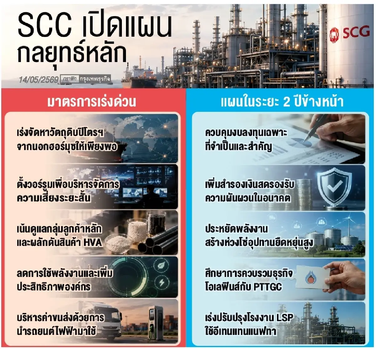 ‘SCC’ ตั้งเป้าไตรมาส 2 ผลงานเด่น งัดแผนกลยุทธ์รับมือวิกฤตพลังงาน