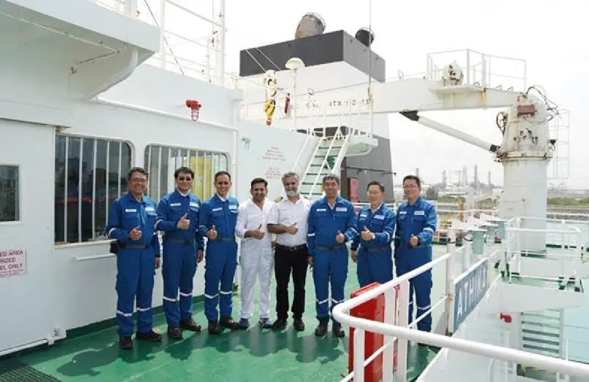 เรือขน 'แนฟทา' ลำแรกของ SCGC เดินทางถึงไทยด้วยความปลอดภัย