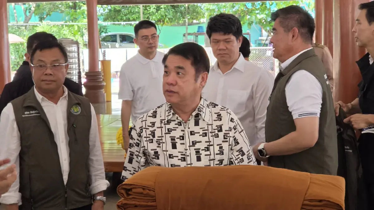 “สุริยะ” ออกจาก รพ. ปุ๊บ โผล่อนุโมทนาบุญงานบวช อธ.ฝนหลวง ทันที