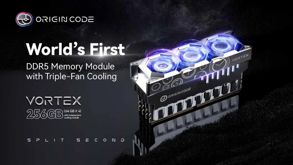 ไม่ร้อน แต่แรง! รู้จัก 'VORTEX DDR5' แรม 3 พัดลมตัวแรกของโลก