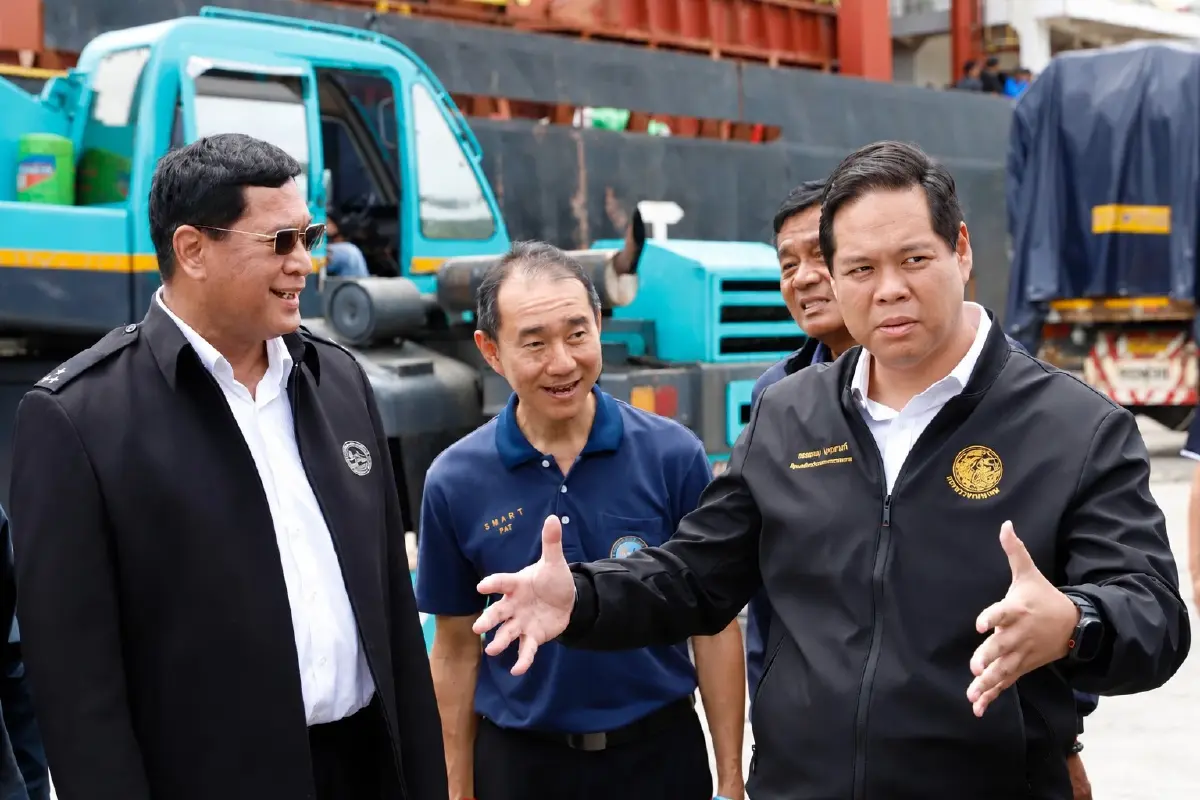 'สรรเพชญ' ดันท่าเรือระนองสู่ประตูการค้าอันดามัน โชว์ 7 เดือนตู้สินค้าพุ่ง 55%