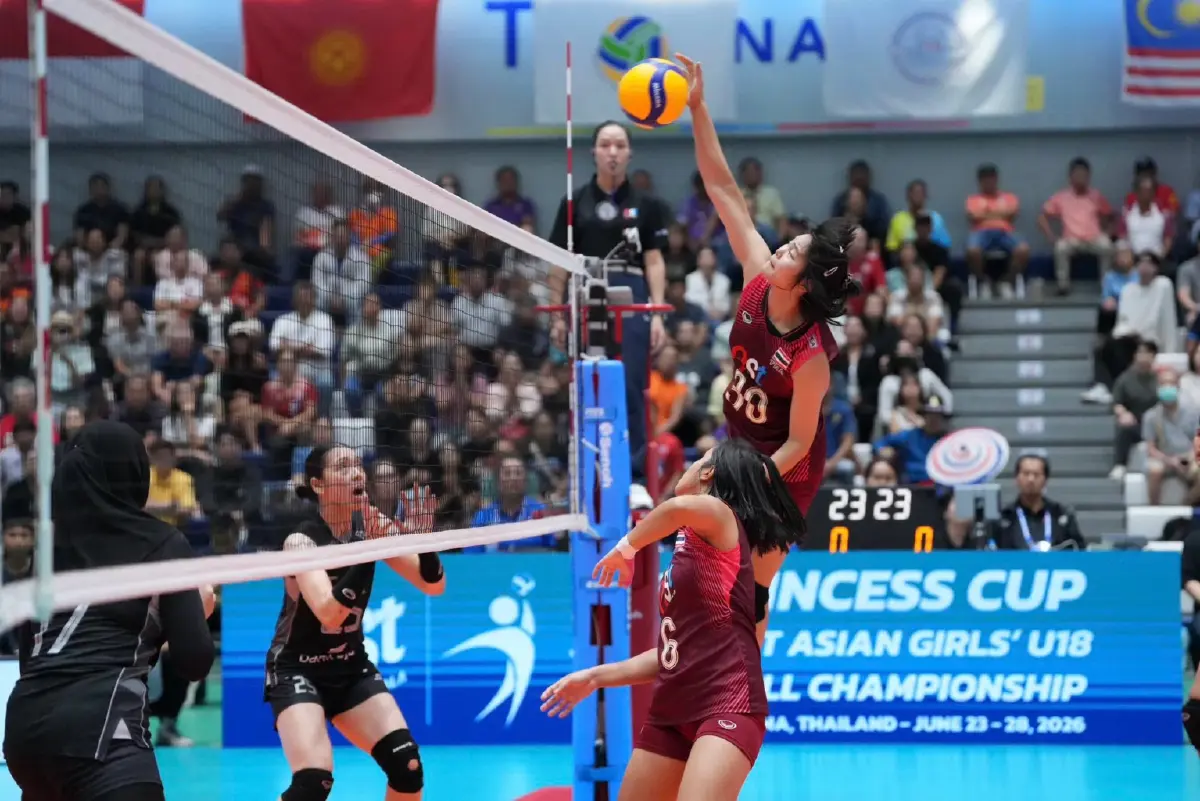 ลิงค์ดูสด ถ่ายทอดสดวอลเลย์บอลหญิง ไทย พบ ฟิลิปปินส์ ปริ๊นเซส คัพ 2026