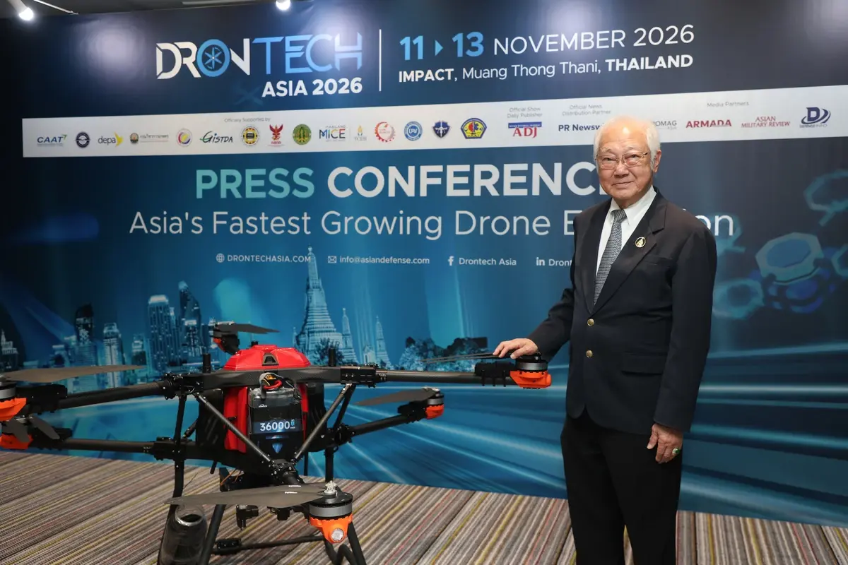 DronTech Asia 2026 เวทียกระดับ "โดรน" สู่เครื่องมือขับเคลื่อนเศรษฐกิจ